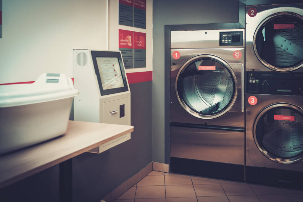 Laundry machines at  Neyius Clean laundromat shop